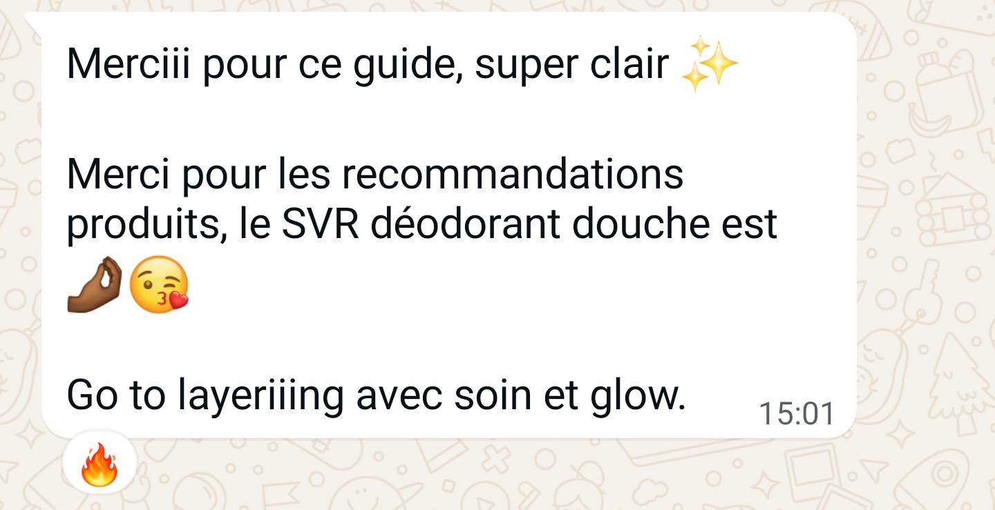 Retour d'une lectrice sur le guide body Summer Maxxing
