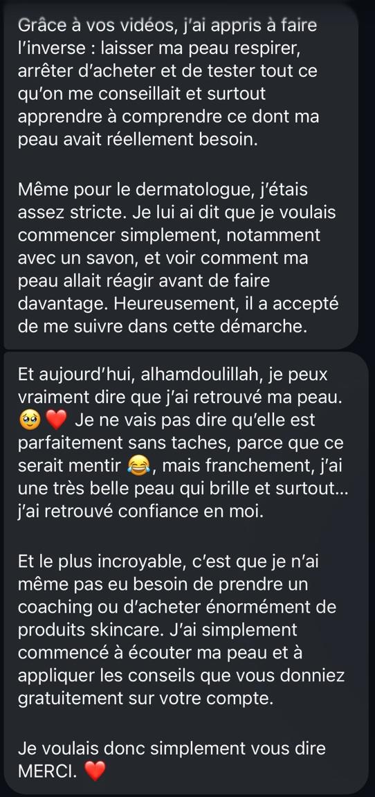 Témoignage d'une cliente Sohybe